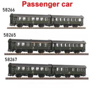 German HO Scale Passenger Train Car Models 58265-58267