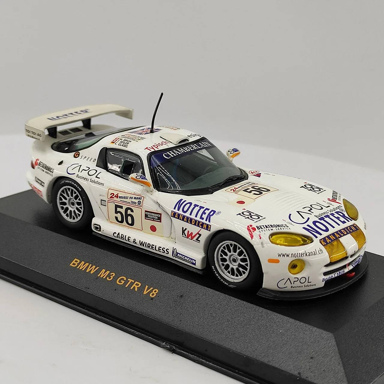 BMW M3 GTR V8 Diecast Model 1:43 Scale with Surface Defect 6 BMW M3 GTR V8 Diecast Model 1:43 Scale with Surface Defect - Image 6