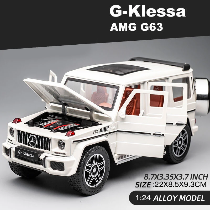 1:24 Alloy G63 Die-Cast Model with Lights 8 1:24 Alloy G63 Die-Cast Model with Lights - Image 8