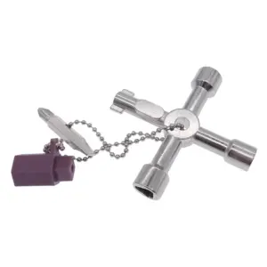 Multi-Function Electrical Cabinet Key 5-in-1 Alloy 18 S3e940289b6b942ac83271e83b079345cu