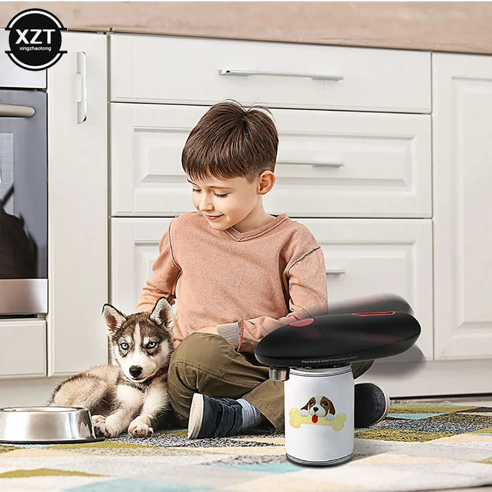 Sleek Black Electric Jar & Can Opener 4 Sleek Black Electric Jar & Can Opener - Image 4