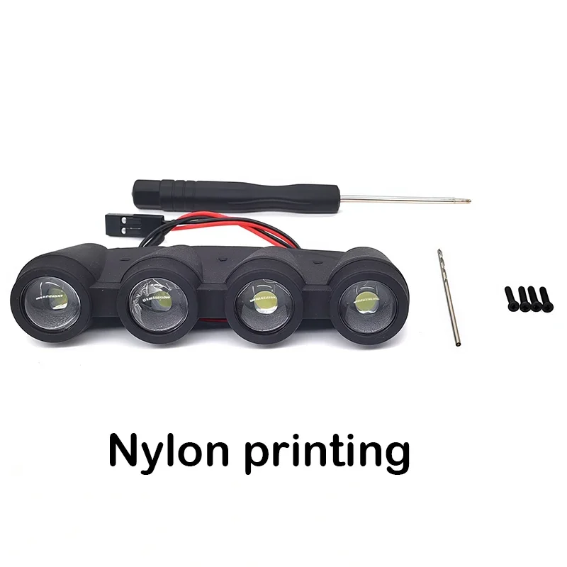 LED Front Spotlight Hood Light for 1/10 RC Car 7 LED Front Spotlight Hood Light for 1/10 RC Car - Image 7