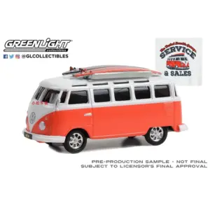 1964 VW Samba Diecast Model in Orange and White 9 S3ecd6d5d55284ef6bfd75a039ccc01974