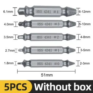 Durable Tungsten Carbide Screw Extractor Set 19 S3eced851f16e4f3982c17642afde334eI