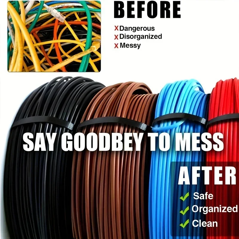 Black Nylon Cable Tie Set 100-1000 Pieces 4 Black Nylon Cable Tie Set 100-1000 Pieces - Image 4