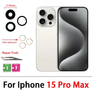 iPhone 15 Series Black Camera Lens Cover Set 9 S3f076c6216144bd496a772208c070ce9k 2