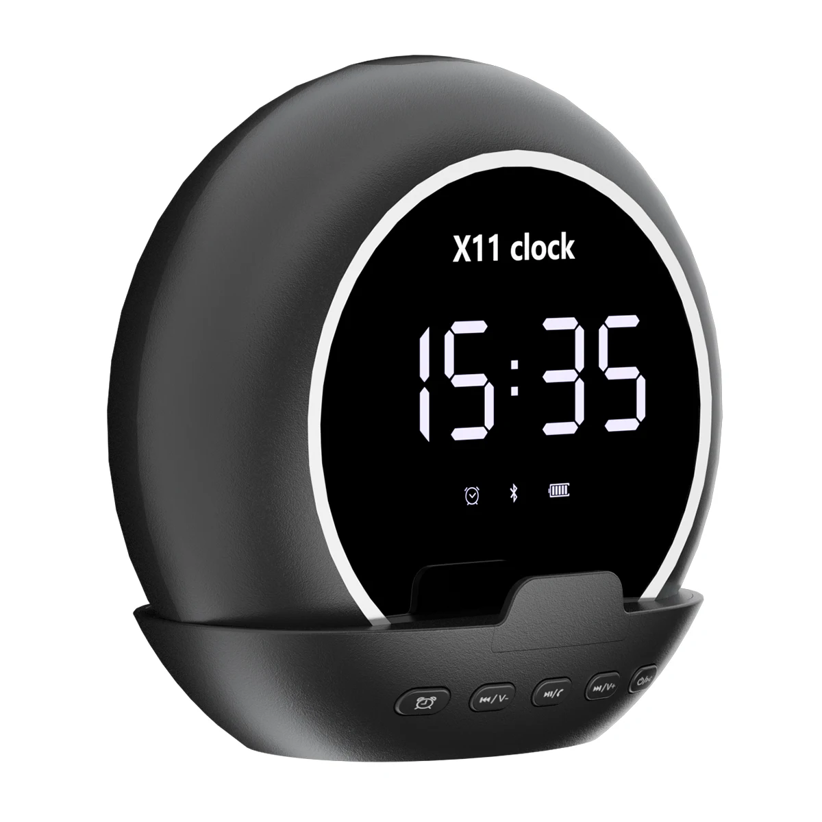 Bluetooth Digital Alarm Clock with Speaker 7 Bluetooth Digital Alarm Clock with Speaker - Image 7