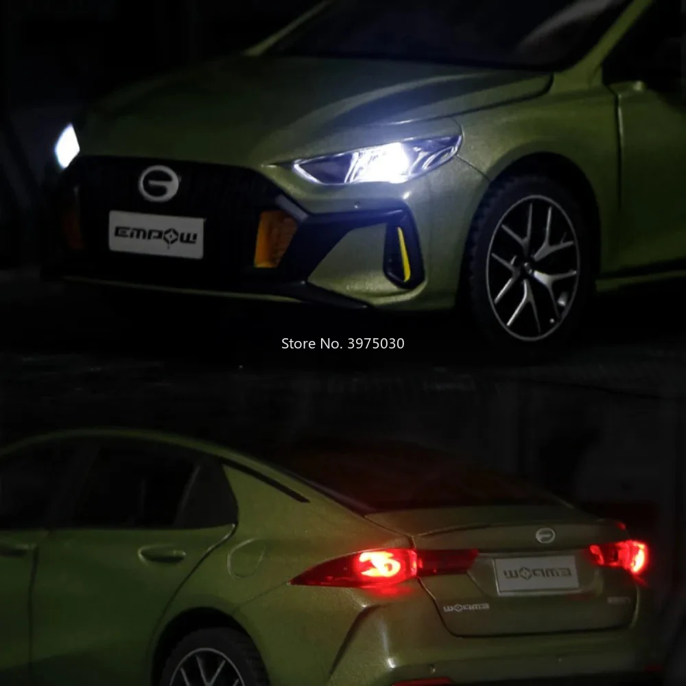 1:24 EMPOW Alloy Car Model with Lights 5 1:24 EMPOW Alloy Car Model with Lights - Image 5
