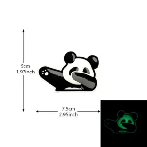 Playful Panda PVC Patch for DIY Customization 7 S3f552a6887304daf9ed235ddb8fdff1c0