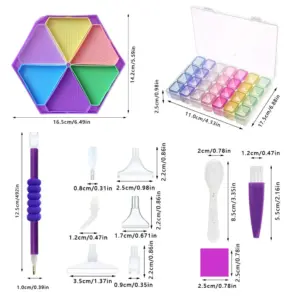 Vibrant 5D Diamond Painting Kit with Accessories 11 S3f57f67358fa404192e2fbe23ed42bd29