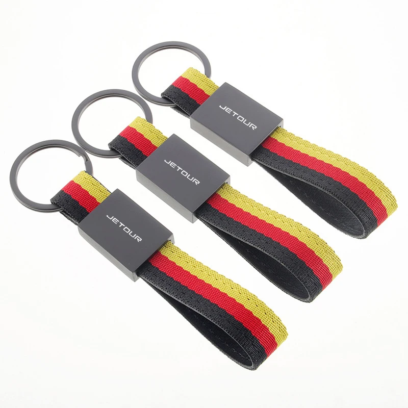 Vibrant Nylon Woven Jetour Keychain Accessory 4 Vibrant Nylon Woven Jetour Keychain Accessory - Image 4