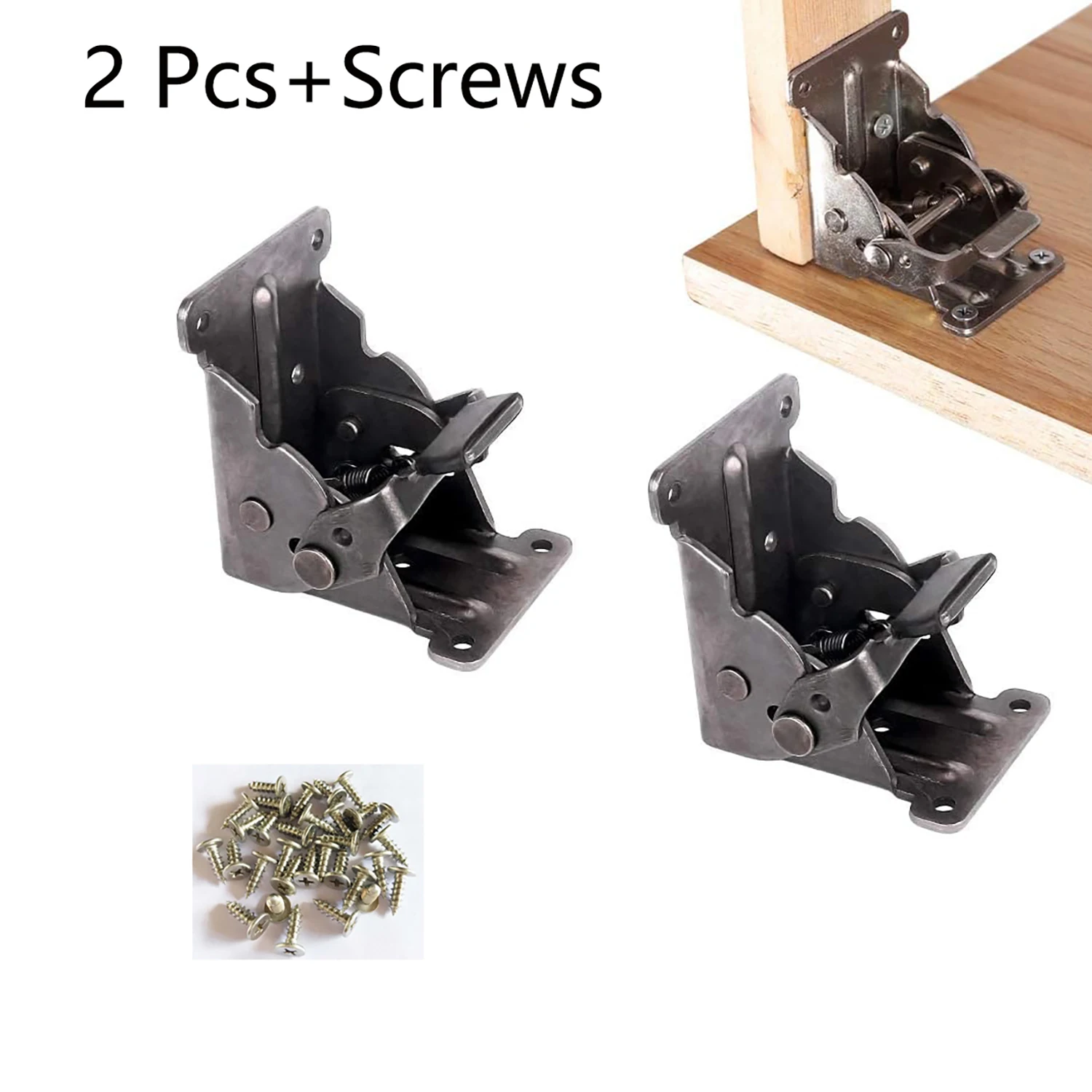 Industrial Iron Foldable Hinge for DIY Furniture 7 Industrial Iron Foldable Hinge for DIY Furniture - Image 7