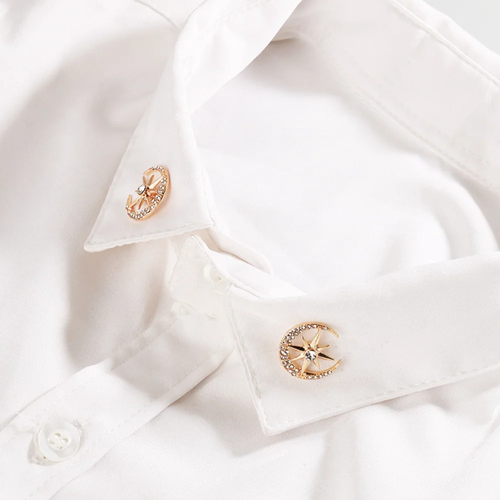 Celestial Star and Moon Brooch - 1.8cm Alloy 6 Celestial Star and Moon Brooch - 1.8cm Alloy - Image 6