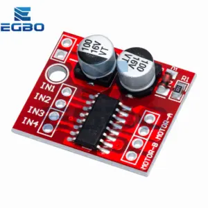 Red DC Motor Driver Module with Dual H-Bridge 10 S3f917823a9bc4a7096242a44b9c8d50bY