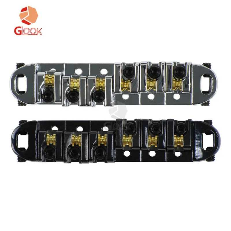 LP Electric Guitar Ball Bridge Chrome Black Finish 2 LP Electric Guitar Ball Bridge Chrome Black Finish - Image 2