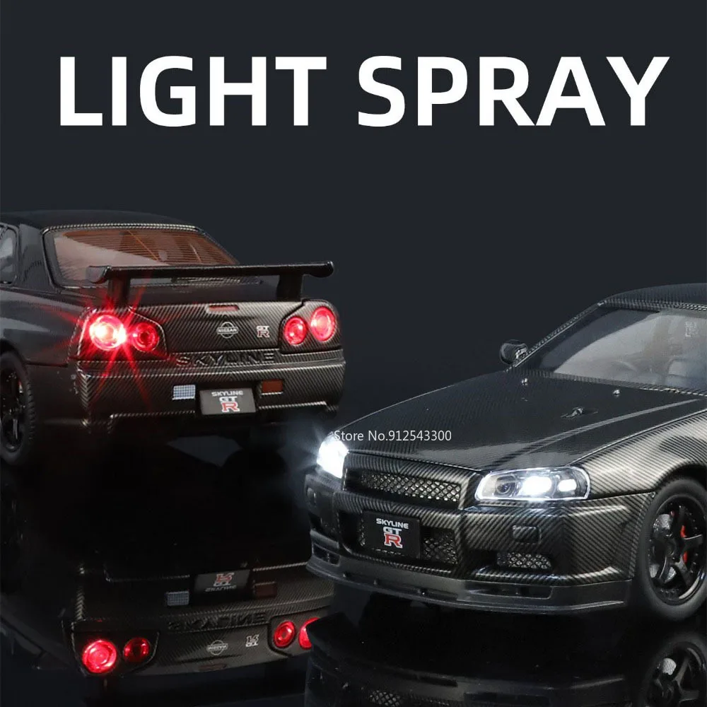 1:24 Scale Nissan GTR Diecast Model Car 5 1:24 Scale Nissan GTR Diecast Model Car - Image 5