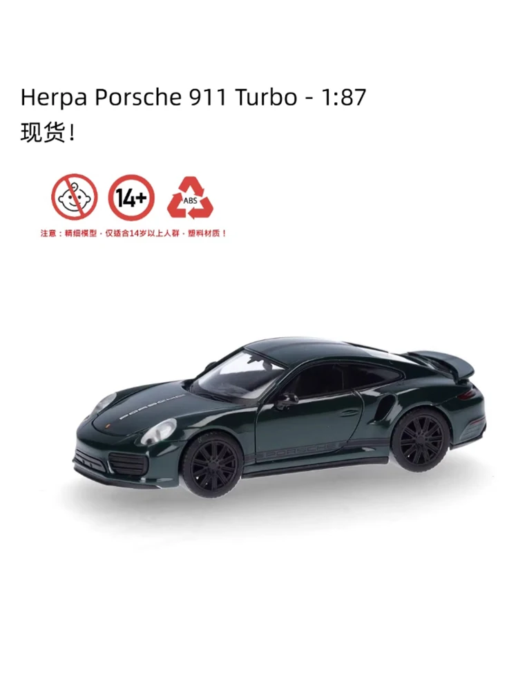 Diecast British Green Porsche 911 Turbo Model 4 Diecast British Green Porsche 911 Turbo Model - Image 4