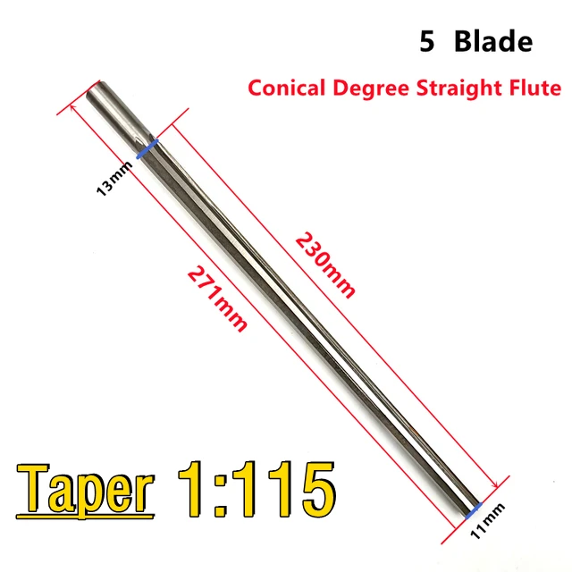 High-Speed Steel Oboe Reamer 3.6-12.9mm 10 High-Speed Steel Oboe Reamer 3.6-12.9mm - Image 10