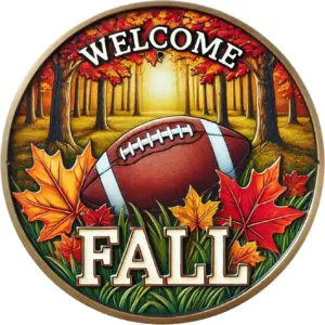 Vintage Autumn Scene Metal Sign for Cozy Decor 16 S3feb46b3bb7d4d029d23688341c2f624m