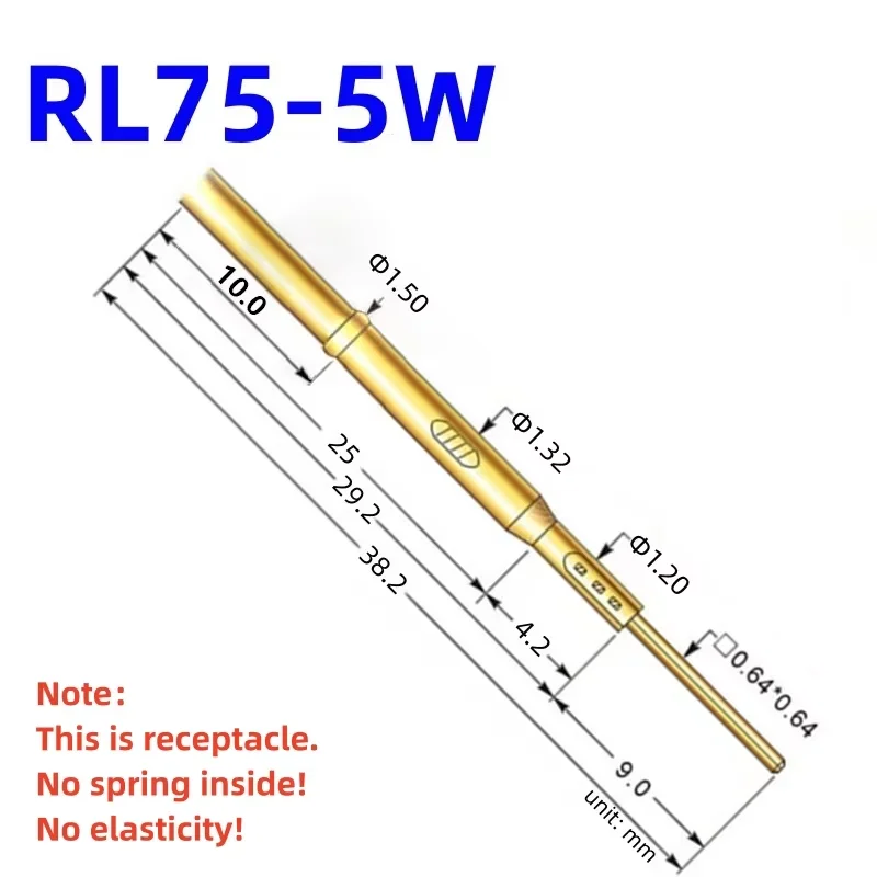 Gold-Test Probe Receptacle for ICT/FCT Testing 2 Gold-Test Probe Receptacle for ICT/FCT Testing - Image 2