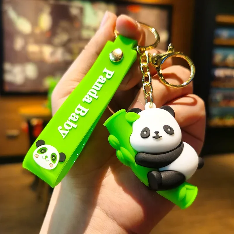 Cute Panda Baby Bamboo Keychain 6 Cute Panda Baby Bamboo Keychain - Image 6