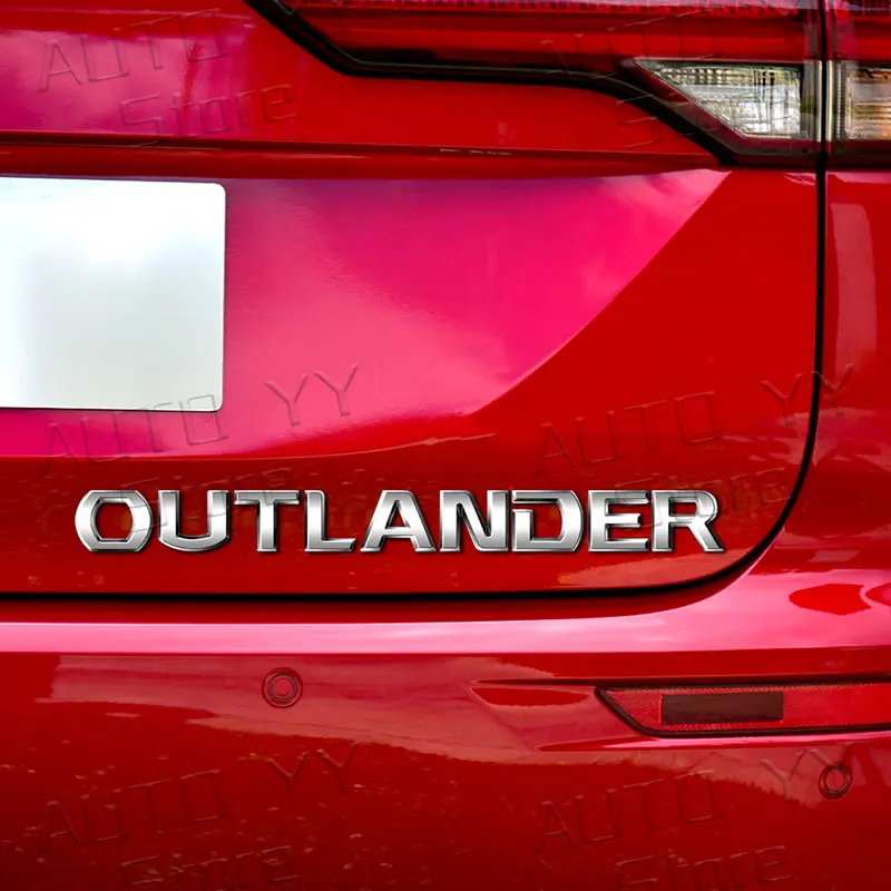 OUTLANDER 3D Metallic Car Decal for Mitsubishi 2 OUTLANDER 3D Metallic Car Decal for Mitsubishi - Image 2