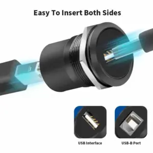 USB-B to USB Printer Adapter, 22mm diameter 12 S40529fdd69b34fdb909aa7edfa9e5c442