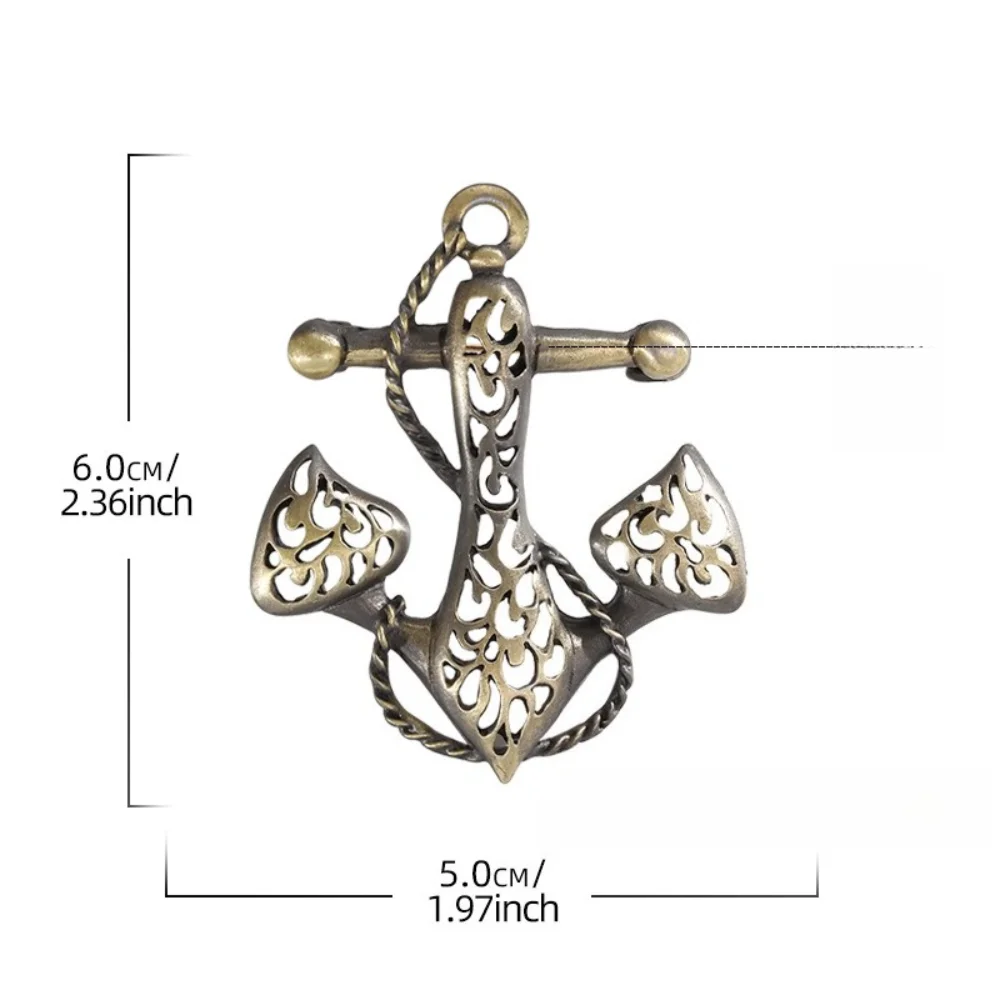 Vintage Maritime Anchor Brooch - Unisex Nautical Accessory 2 Vintage Maritime Anchor Brooch - Unisex Nautical Accessory - Image 2