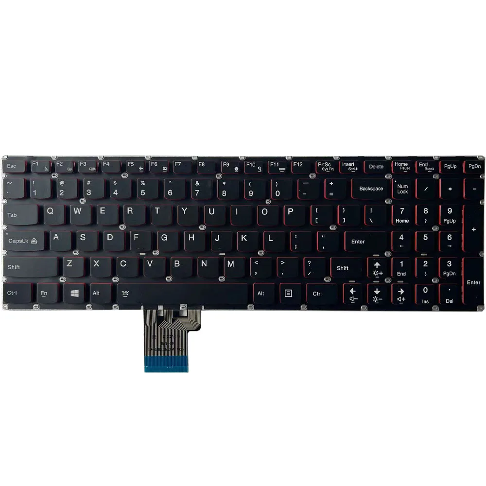 Lenovo Y50-70 Backlit Keyboard with Red Illumination 3 Lenovo Y50-70 Backlit Keyboard with Red Illumination - Image 3