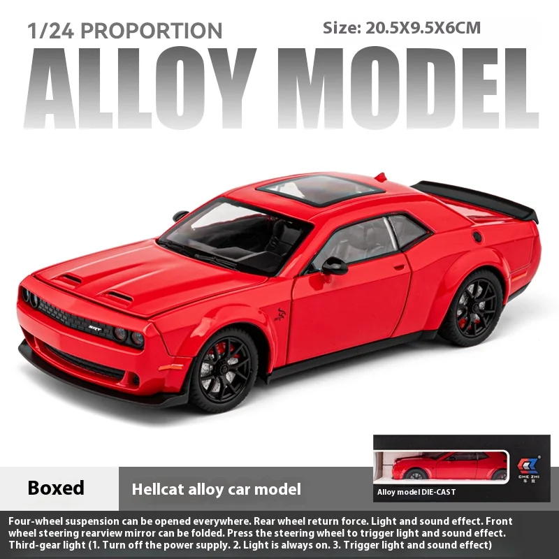 1:24 Dodge Challenger Hellcat Redeye Model 8 1:24 Dodge Challenger Hellcat Redeye Model - Image 8