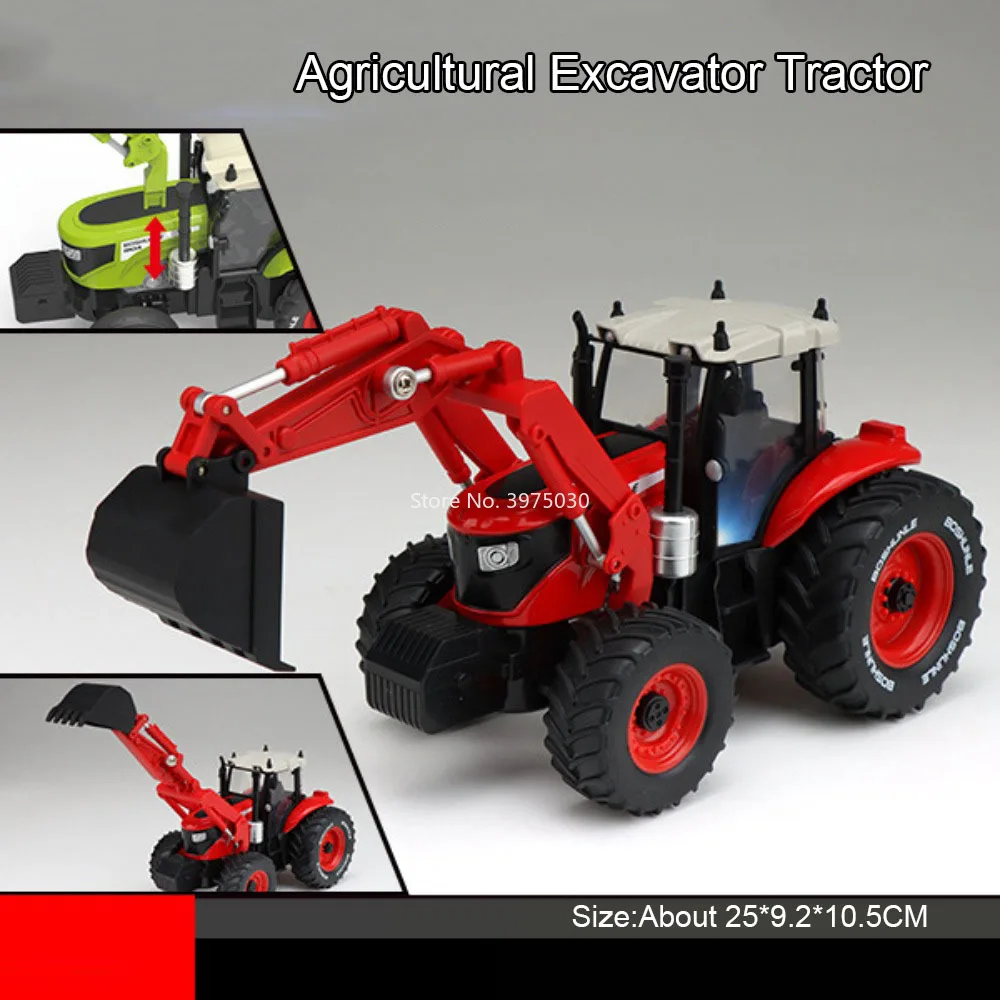 1:32 Scale Excavating Tractor Toy Model 9 1:32 Scale Excavating Tractor Toy Model - Image 9