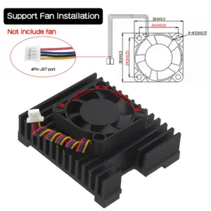 Geekworm Raspberry Pi CM5 Aluminum Heatsink 12 S40db11d19a364564bfbceb301327cceem