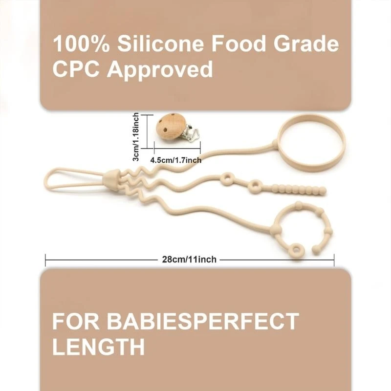 Silicone Baby Safety Straps for Infants 5 Silicone Baby Safety Straps for Infants - Image 5