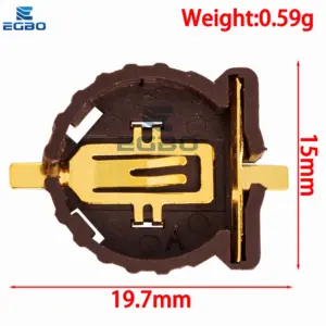 CR1220 Battery Socket Clip Holder Pack of 10-50 9 S40fe74372afe4021955b1a218bda09eef