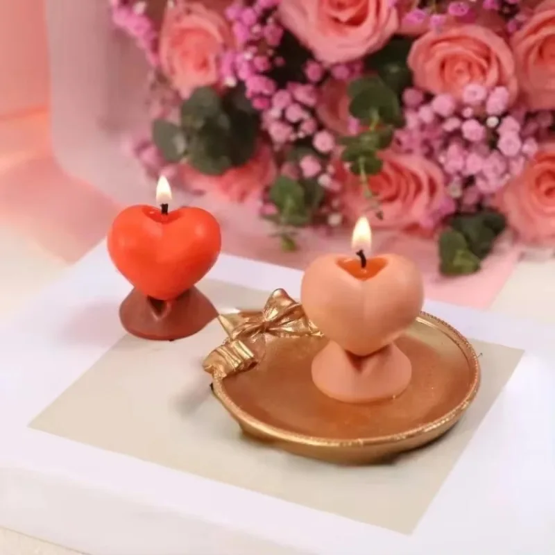 Heart-Shaped Silicone Craft Mold 58mm 4 Heart-Shaped Silicone Craft Mold 58mm - Image 4