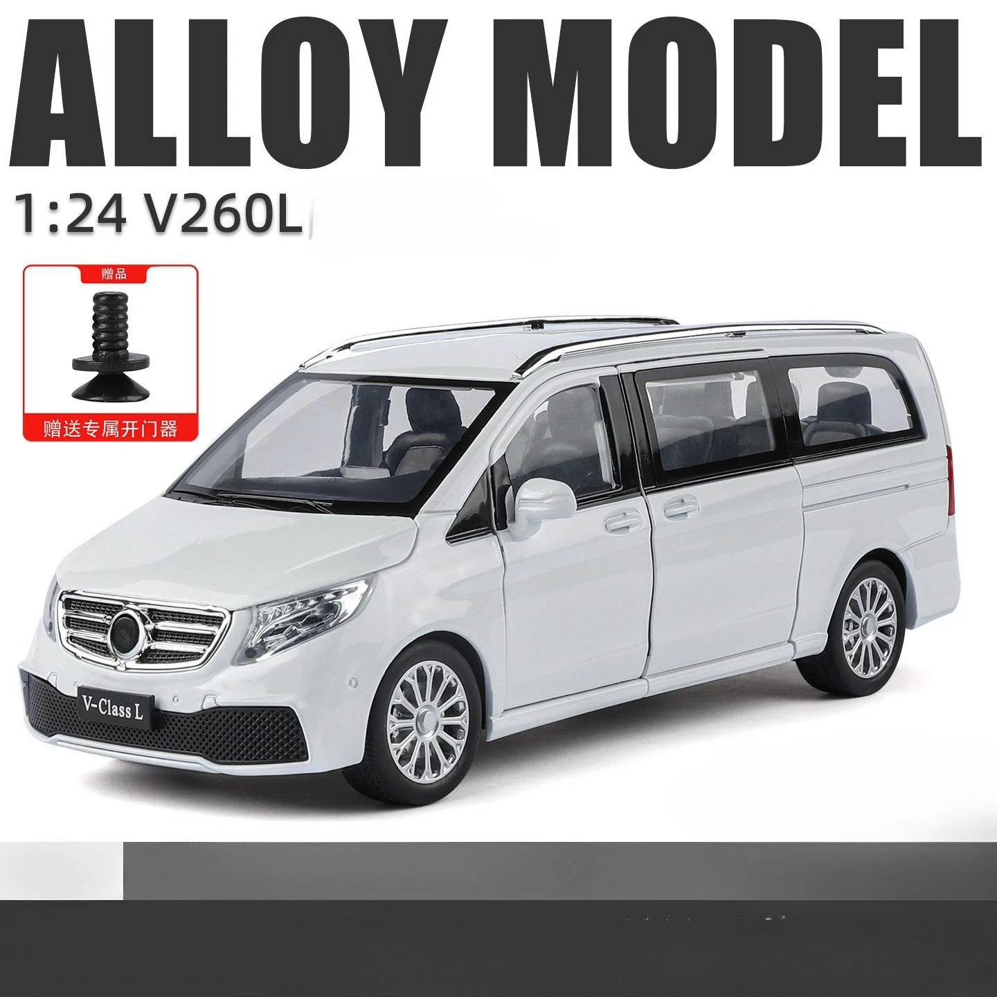 1:24 Black Diecast MPV Model for Collectors 10 1:24 Black Diecast MPV Model for Collectors - Image 10