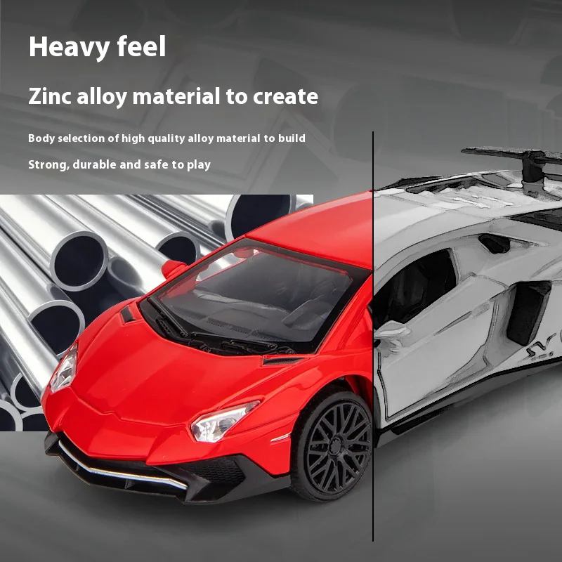 White Alloy Sports Car Model 1:32 Scale 4 White Alloy Sports Car Model 1:32 Scale - Image 4