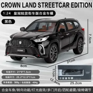 1:24 Toyota Crown Land SUV Diecast Model 14 S416c930811144b6ea76db36d7776dc30U