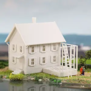 Evemodel 1:160 Scale House Kit Model JZN5881JJ-1 9 S41907c7c40e942b9a478ff2a7dee0424C