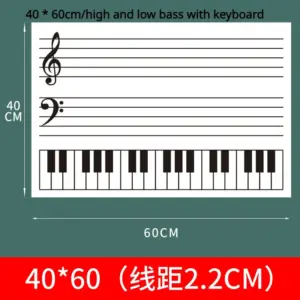 Dry Erase Music Staff Magnet for Teaching 15 S419541288f1548aa8282e56d98ecebd15