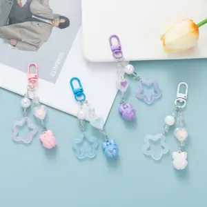 Glitter Star Keychain for Bags & Keys