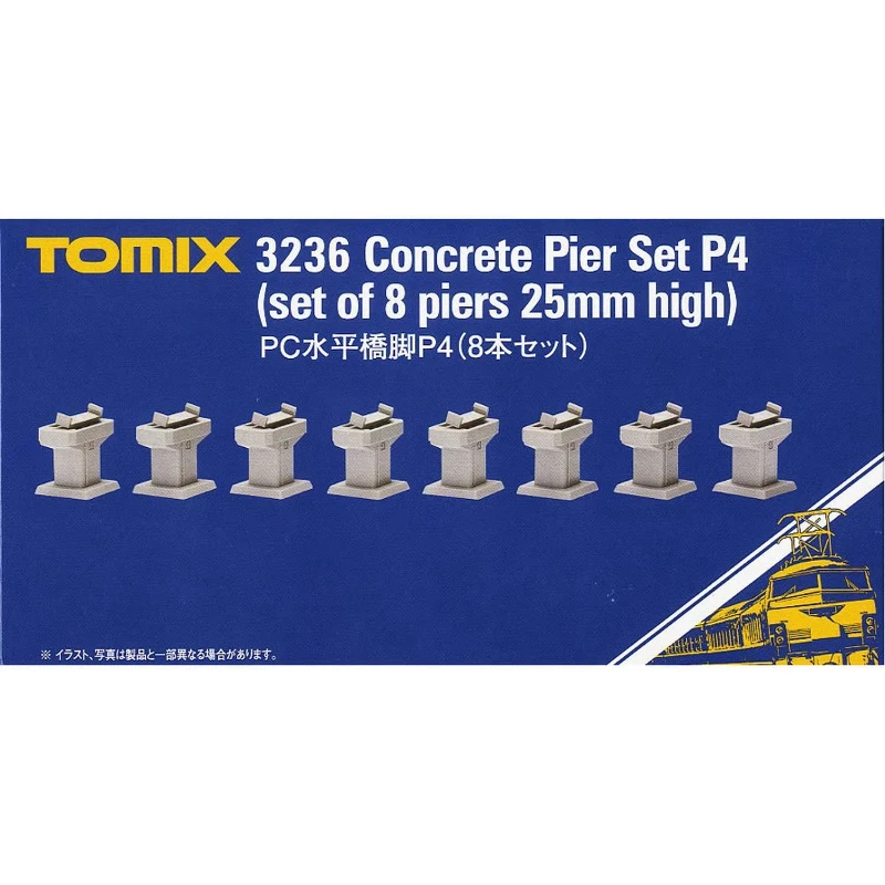 Eight P4-25 Model Train Bridge Piers Set 5 Eight P4-25 Model Train Bridge Piers Set - Image 5