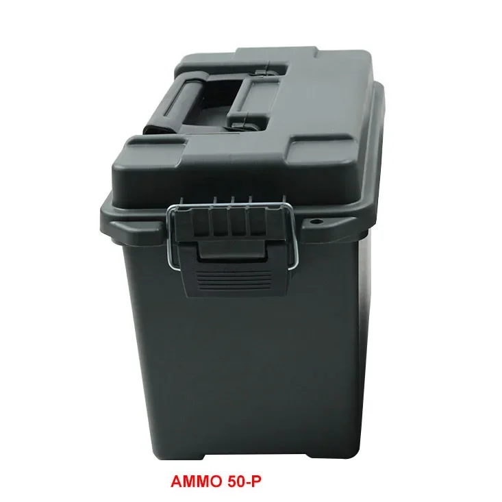 High-Strength Plastic Ammo Box in Black 8 High-Strength Plastic Ammo Box in Black - Image 8