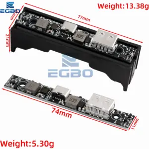 Flat-top 18650 Lithium Battery Module with USB and Boost 11 S41b84359e2d14af18f49ccee8e563cb1k