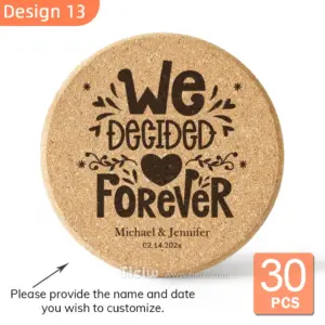 Personalized Eco Cork Coasters Set of 30 19 S41d59c4291db472a9d708d78f596311bk