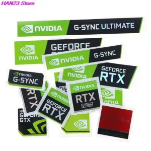 NVIDIA GeForce Sticker Set for Laptops and Desktops