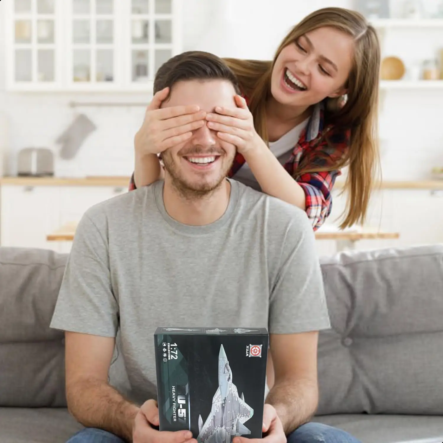 1:72 SU-57 Fighter Jet Model Kit 4 1:72 SU-57 Fighter Jet Model Kit - Image 4