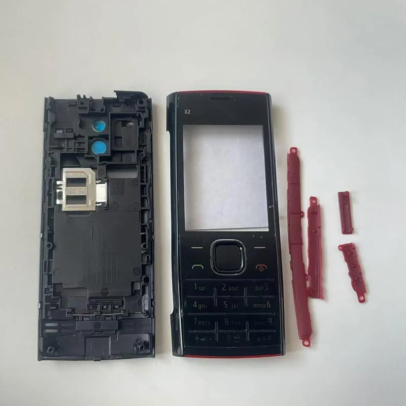 Red Full Housing for Nokia X2/X2-00 2 Red Full Housing for Nokia X2/X2-00 - Image 2