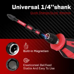 32-Piece Magnetic Screwdriver Set with S2 Bits 10 S4202c48e05ee4a89b9a528b26e869fb4N