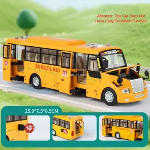 1:24 Scale School Bus Model Car 15 S420b84803b1340aab43d26f6986c514bN